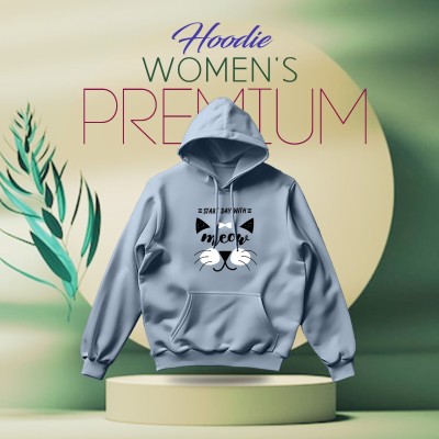 Premium Comfortable (Meow-Sky) Ladies winter hoodie